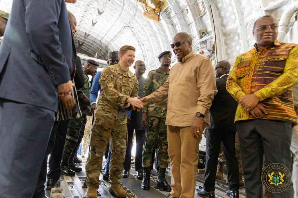 Photos: Ghana deploys contingent of soldiers to Jamaica to support reconstruction efforts