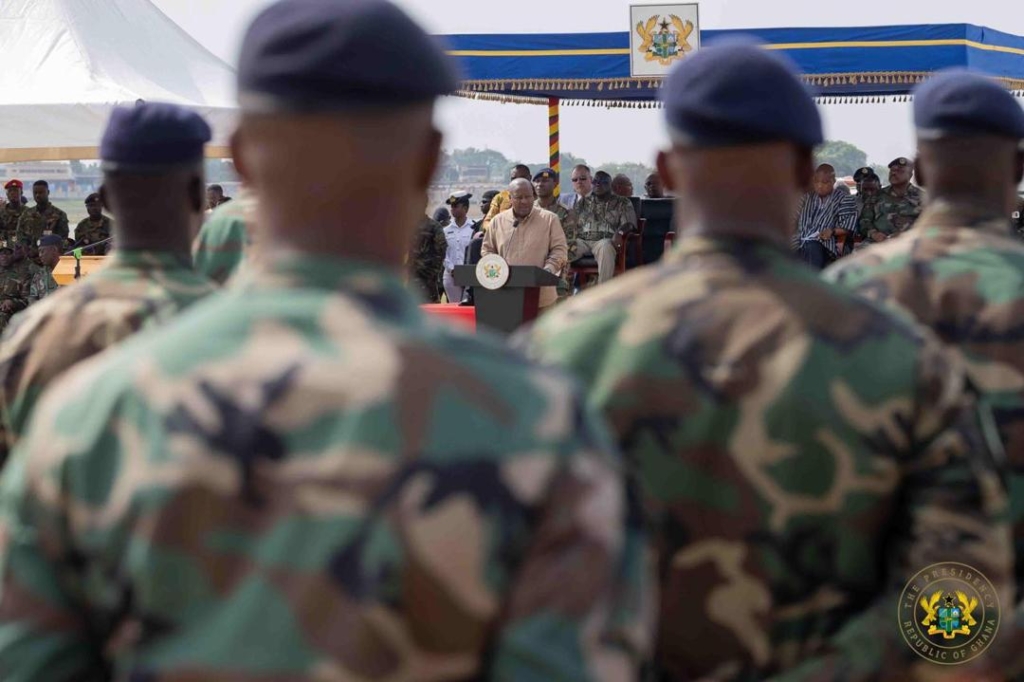Photos: Ghana deploys contingent of soldiers to Jamaica to support reconstruction efforts