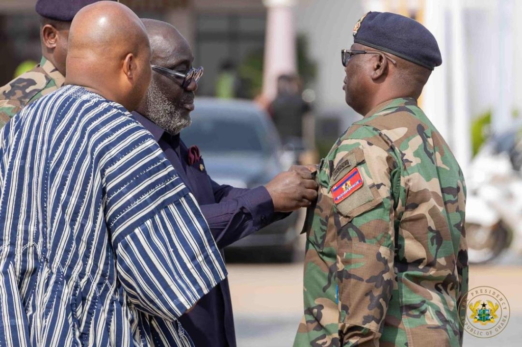 Photos: Ghana deploys contingent of soldiers to Jamaica to support reconstruction efforts