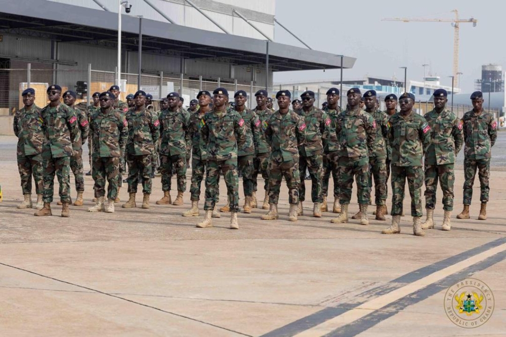 Photos: Ghana deploys contingent of...