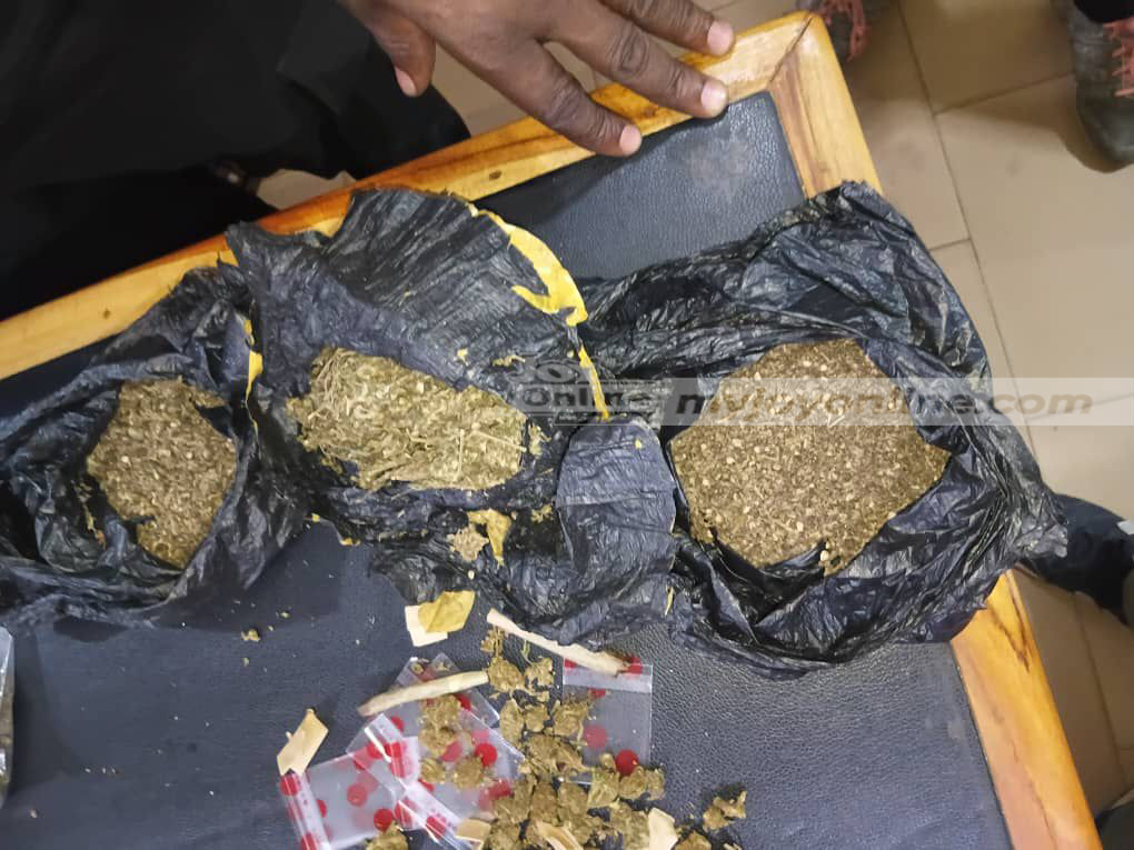 Police swoop in Kintampo nabs 13 in drug bust, seizes cannabis and tramadol