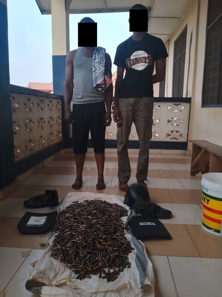 Ashanti police intercept 2,600 AK-47 rounds and tactical gear at Asankare Barrier