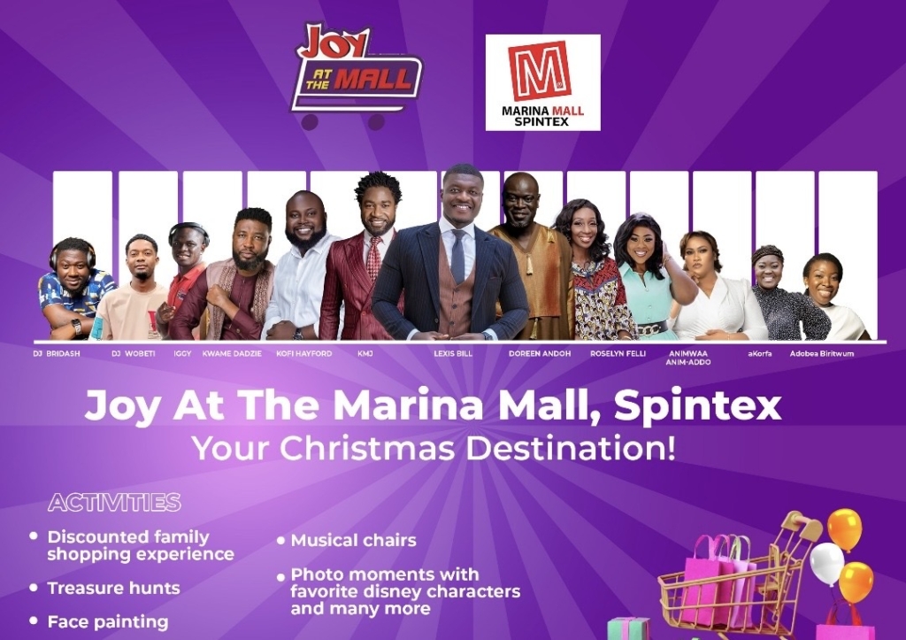 Joy FM, Marina Mall Spintex to roll out three-day Christmas bonanza – MyJoyOnline