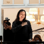 Venezuelan opposition leader makes first public appearance after months in hiding