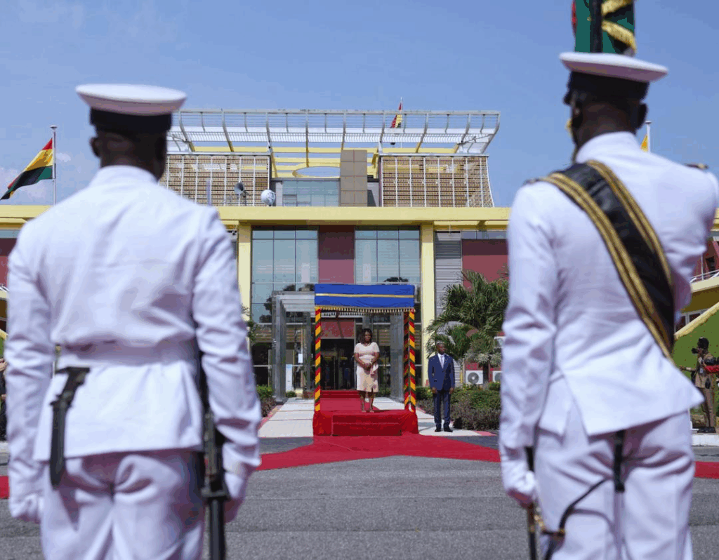 Photos: Vice President welcomes Colombia’s Vice President to Ghana for bilateral talks Photos: Vice President welcomes Colombia’s Vice President to Ghana for bilateral talks