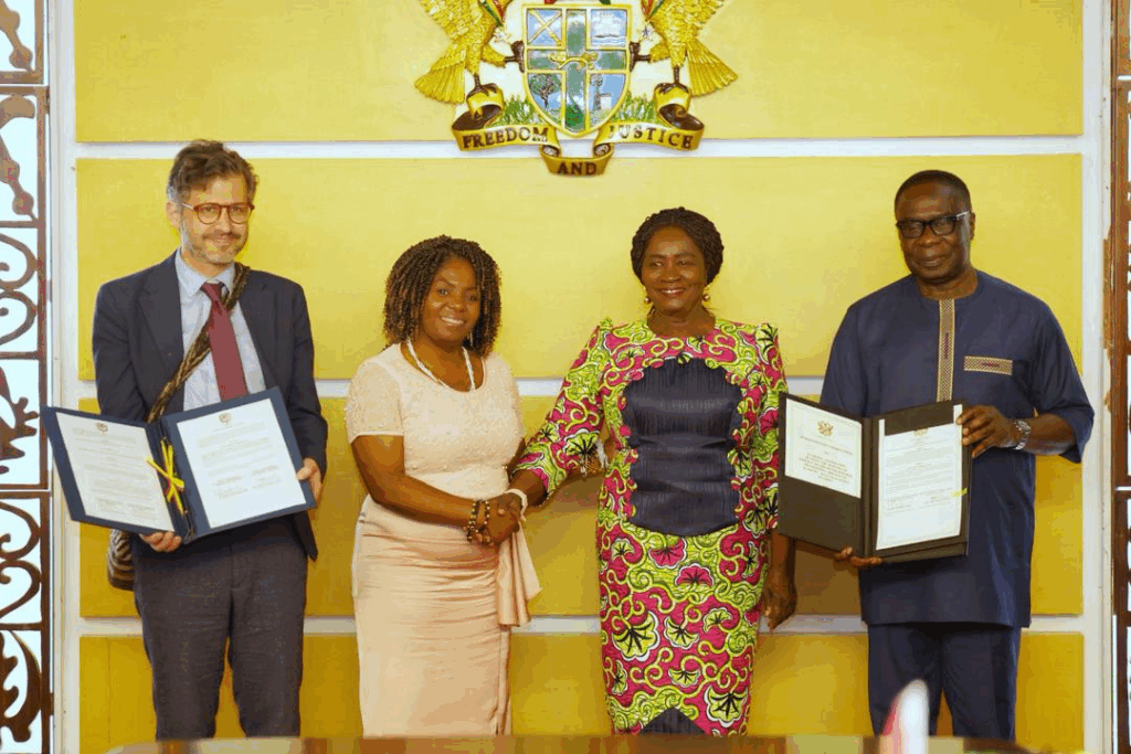 Photos: Vice President welcomes Colombia’s Vice President to Ghana for bilateral talks Photos: Vice President welcomes Colombia’s Vice President to Ghana for bilateral talks
