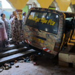 Brake failure horror as runaway trotro crashes into Tafo Zongo Mosque