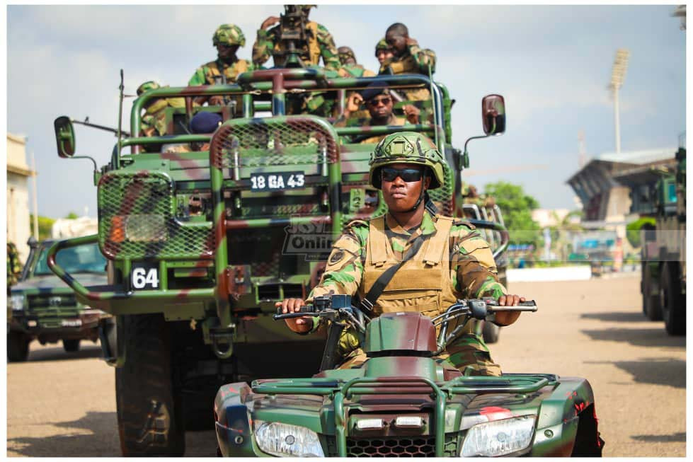 Security agencies storm Accra in massive 'Show of Force' exercise ahead of festive season Security agencies storm Accra in massive 'Show of Force' exercise ahead of festive season