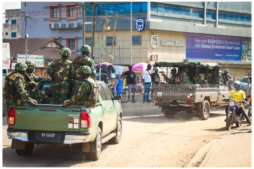 Security agencies storm Accra in massive 'Show of Force' exercise ahead of festive season Security agencies storm Accra in massive 'Show of Force' exercise ahead of festive season