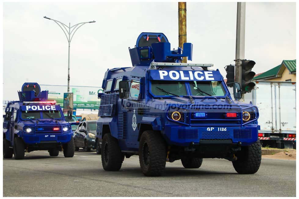 Security agencies storm Accra in massive 'Show of Force' exercise ahead of festive season Security agencies storm Accra in massive 'Show of Force' exercise ahead of festive season