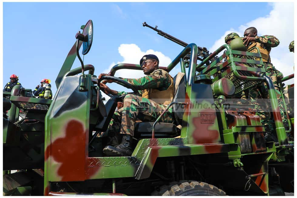 Security agencies storm Accra in massive 'Show of Force' exercise ahead of festive season Security agencies storm Accra in massive 'Show of Force' exercise ahead of festive season
