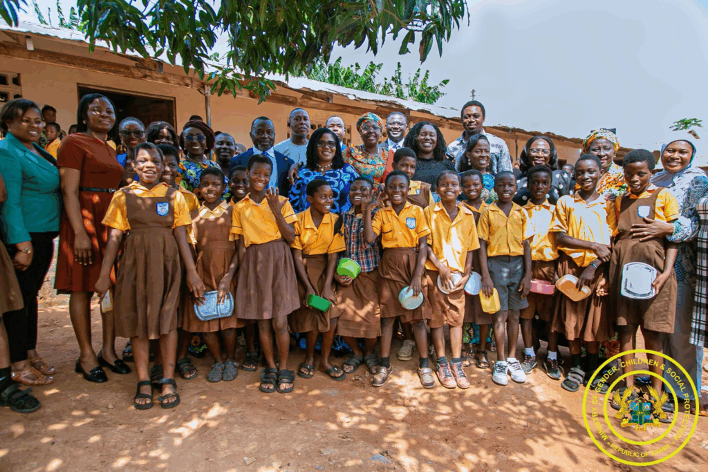 Gender Minister, Parliamentary Committee conduct joint monitoring of School Feeding Programme