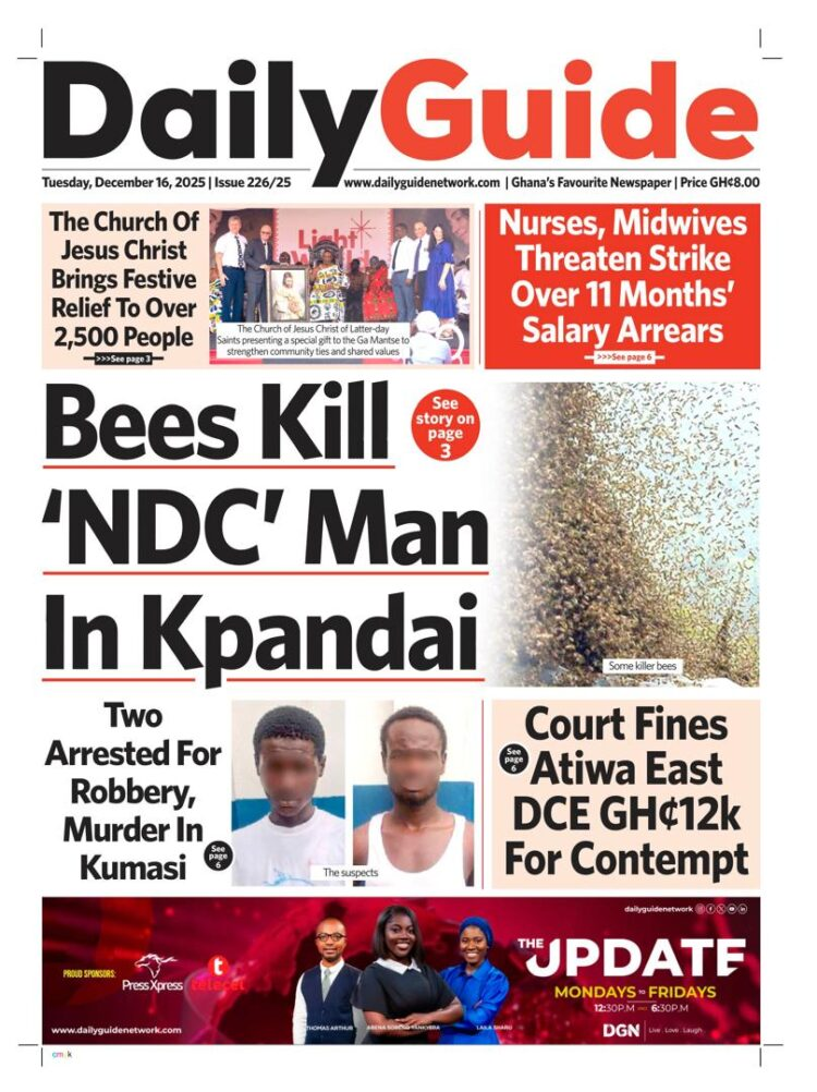 Today's Front Pages: Tuesday, December 16, 2025 Today's Front Pages: Tuesday, December 16, 2025