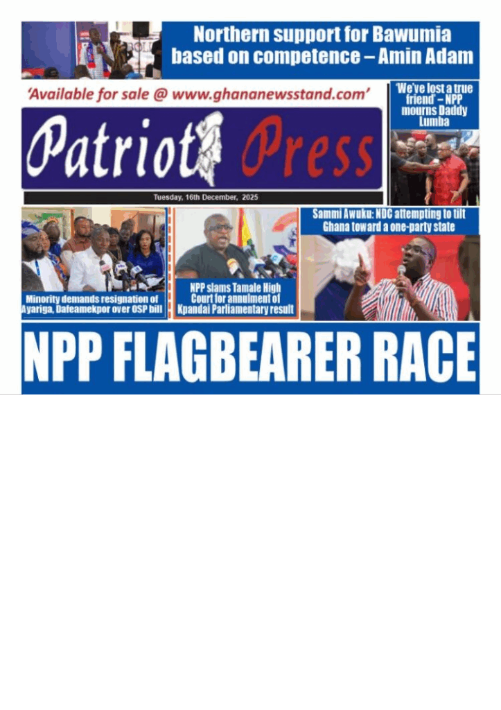 Today's Front Pages: Tuesday, December 16, 2025 Today's Front Pages: Tuesday, December 16, 2025