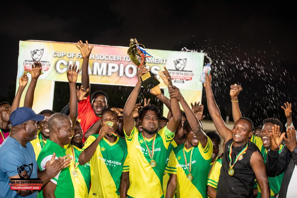 Open Heavens Temple lifts inaugural Cup of Faith Soccer Tournament in dramatic penalty shootout – MyJoyOnline