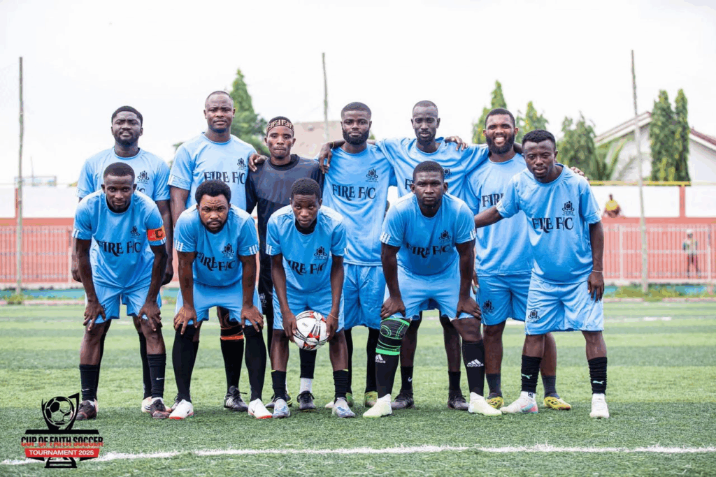 Open Heavens Temple lifts inaugural Cup of Faith Soccer Tournament in dramatic penalty shootout