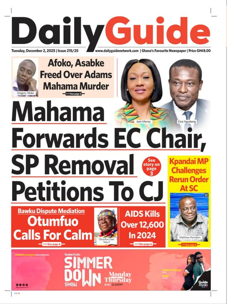 Today's Front pages: Tuesday, December 2, 2025