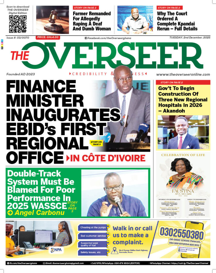 Today's Front pages: Tuesday, December 2, 2025