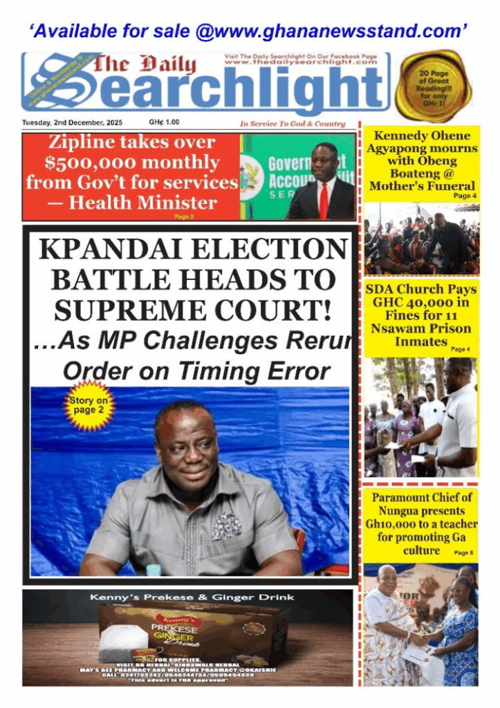 Today's Front pages: Tuesday, December 2, 2025