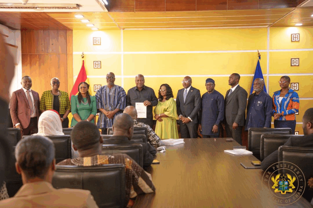 Mahama receives CRC’s report,...