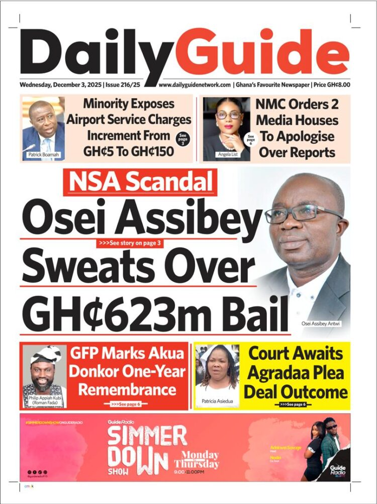 Today's front pages: Wednesday, December 3, 2025