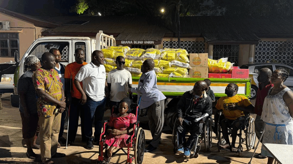 Ibrahim Mahama supports disability groups...
