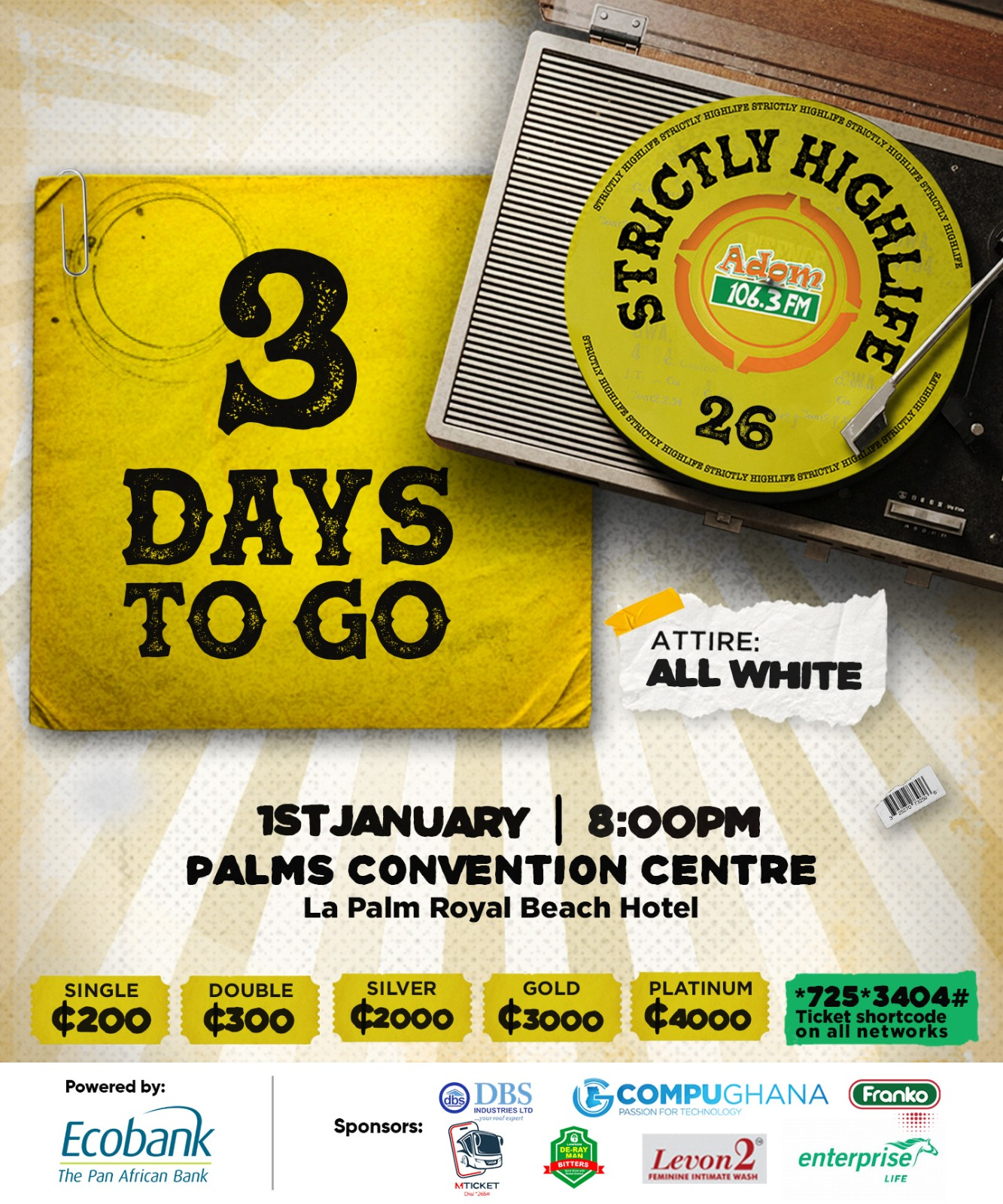 Adom FM’s Strictly Highlife slated for Jan. 1 to celebrate authentic Ghanaian sound