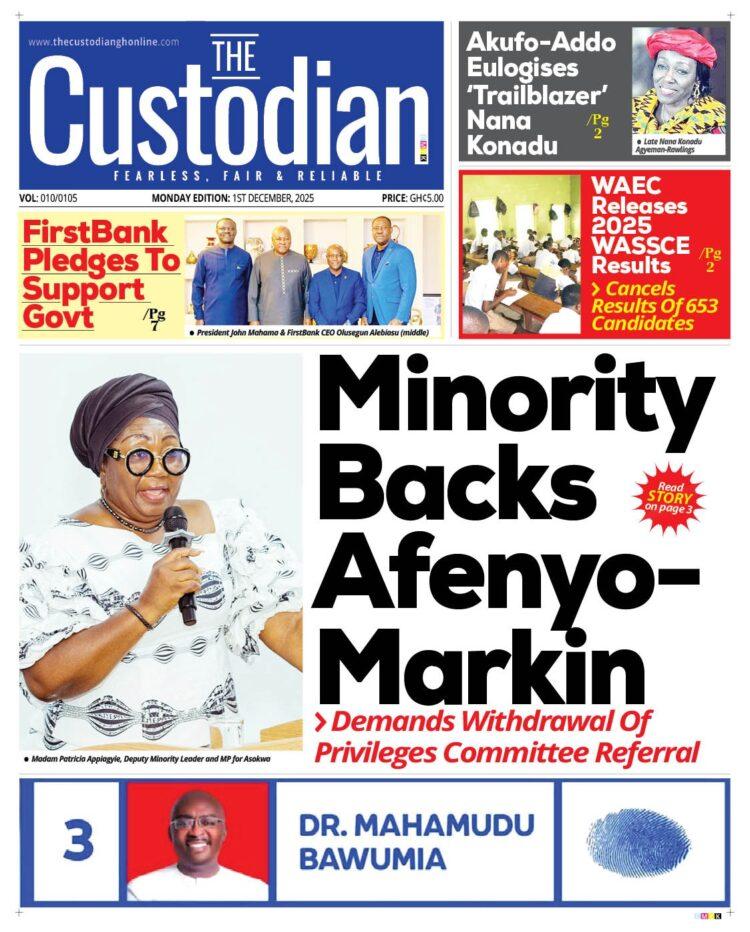 Today's Front pages: Monday, December 1, 2025