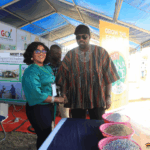 Dumelo tours Buffer Stock stands at National Agric Fair, applauds food security drive