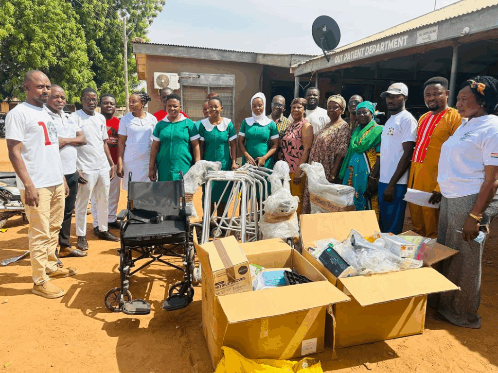 Paga Youth Movement donates medical equipment to boost healthcare in Kassena Nankana West