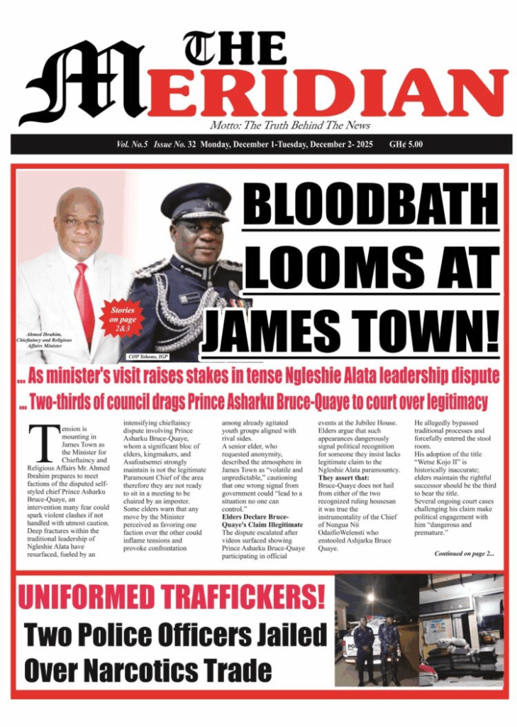 Today's Front pages: Monday, December 1, 2025