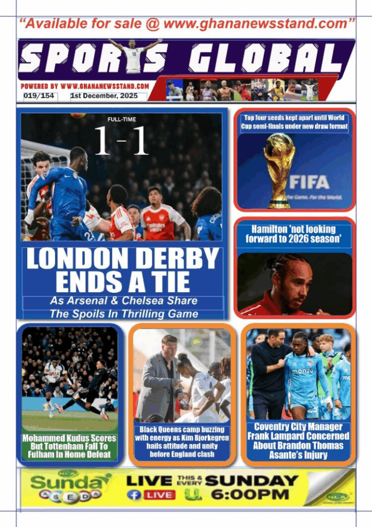 Today's Front pages: Monday, December 1, 2025