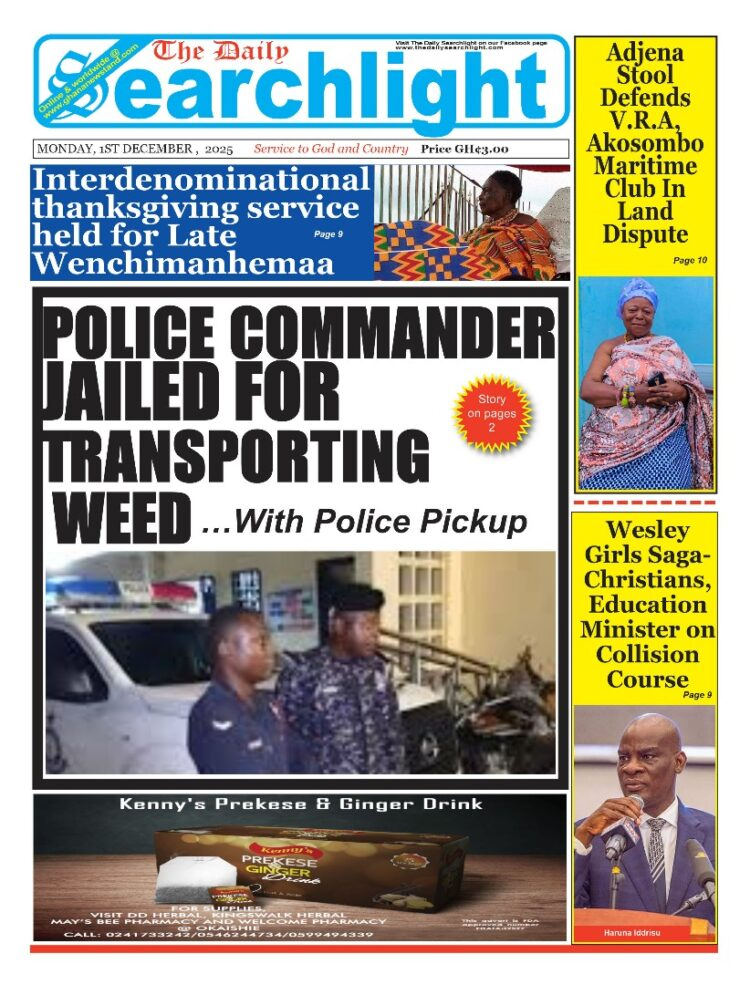 Today's Front pages: Monday, December 1, 2025