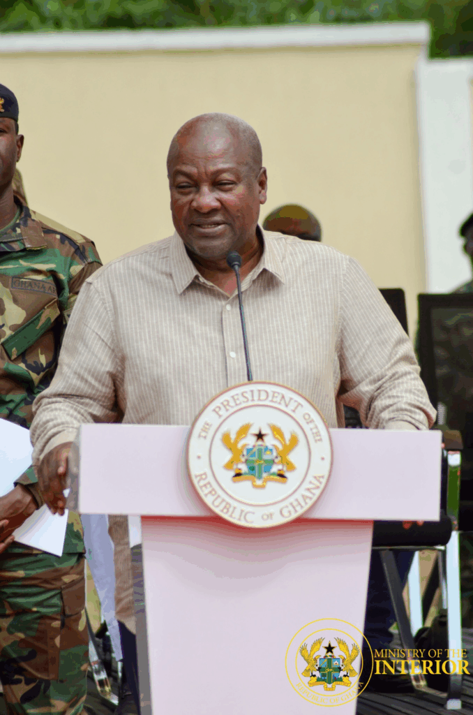 President Mahama commissions National Signals Bureau Regional Command in Ho