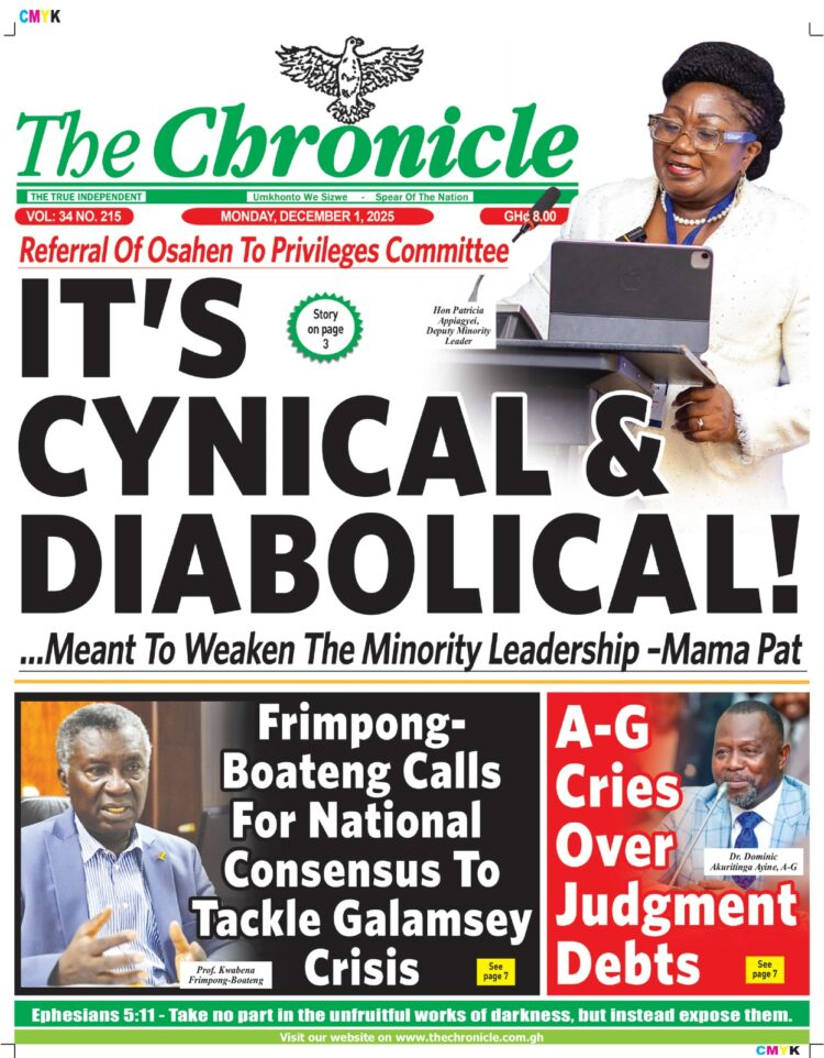 Today's Front pages: Monday, December 1, 2025