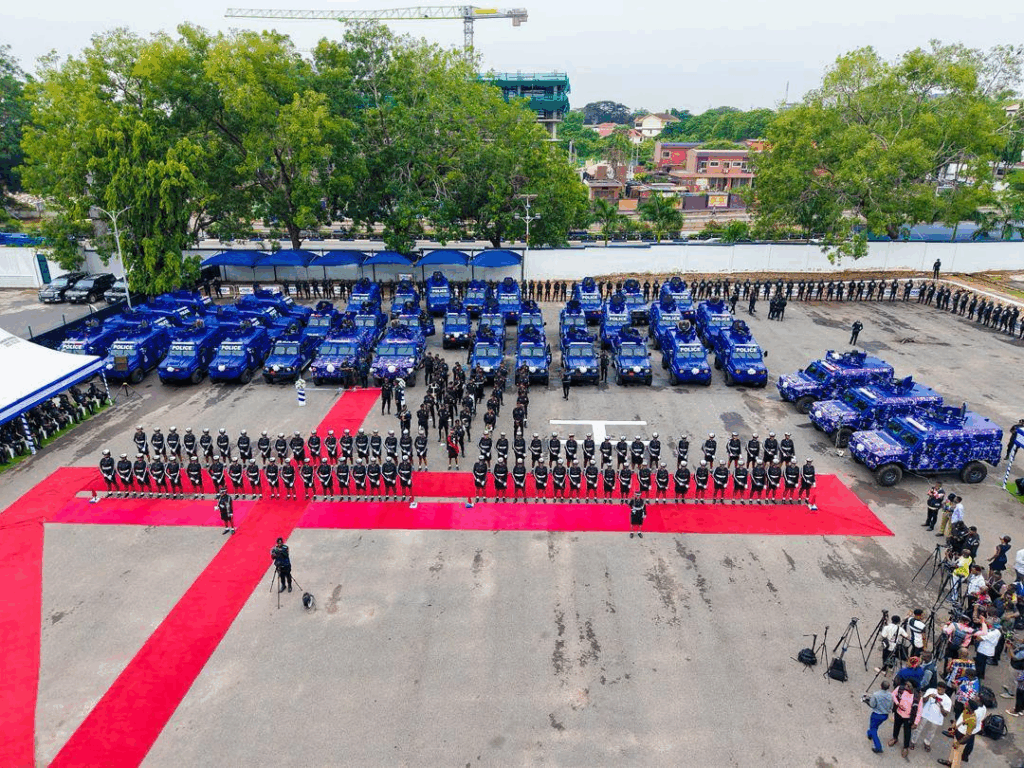 IGP warns criminal networks as police receive 40 new armoured vehicles