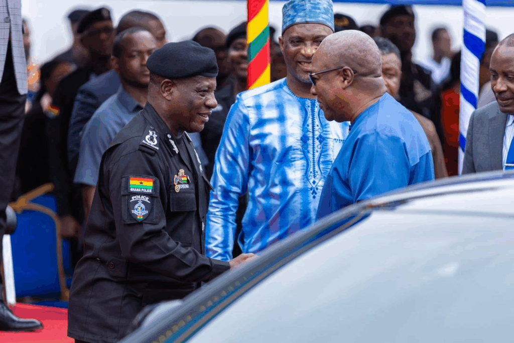 Mahama urges professionalism and discipline as police receive 40 new armoured vehicles