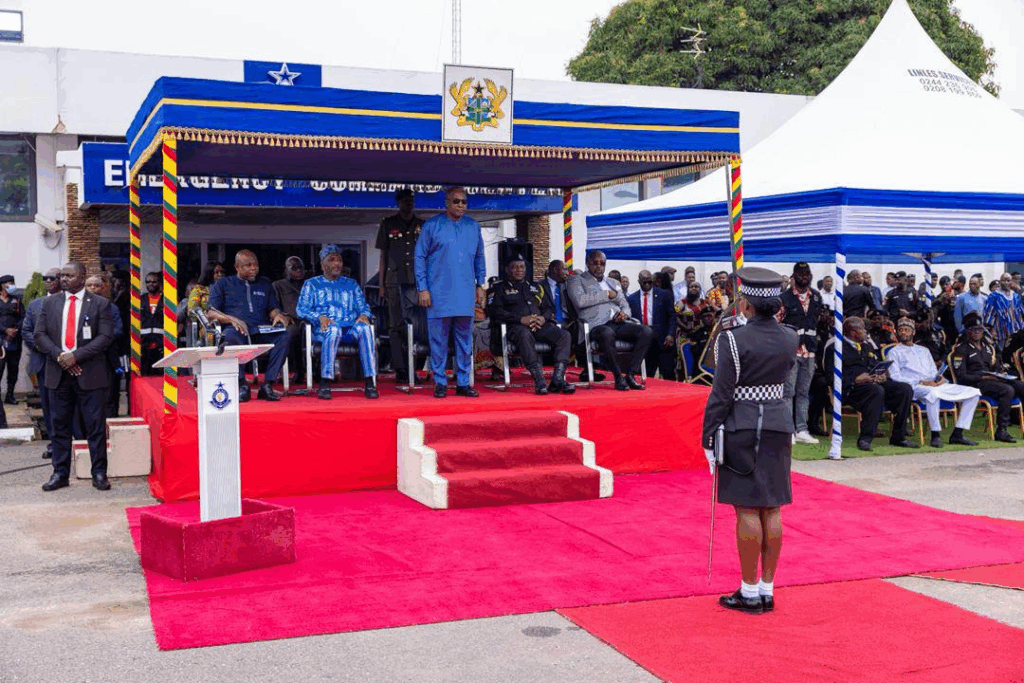 Photos: Mahama presents 40 armoured vehicles to Ghana Police Service Photos: Mahama presents 40 armoured vehicles to Ghana Police Service