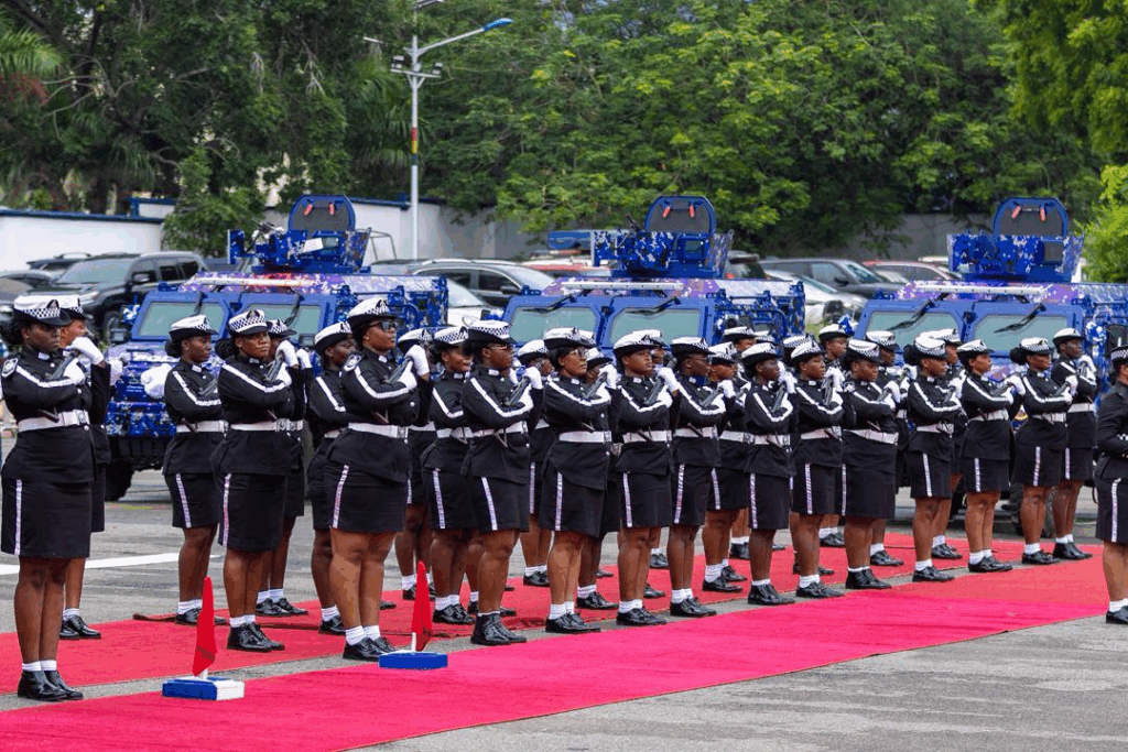 Photos: Mahama presents 40 armoured vehicles to Ghana Police Service Photos: Mahama presents 40 armoured vehicles to Ghana Police Service