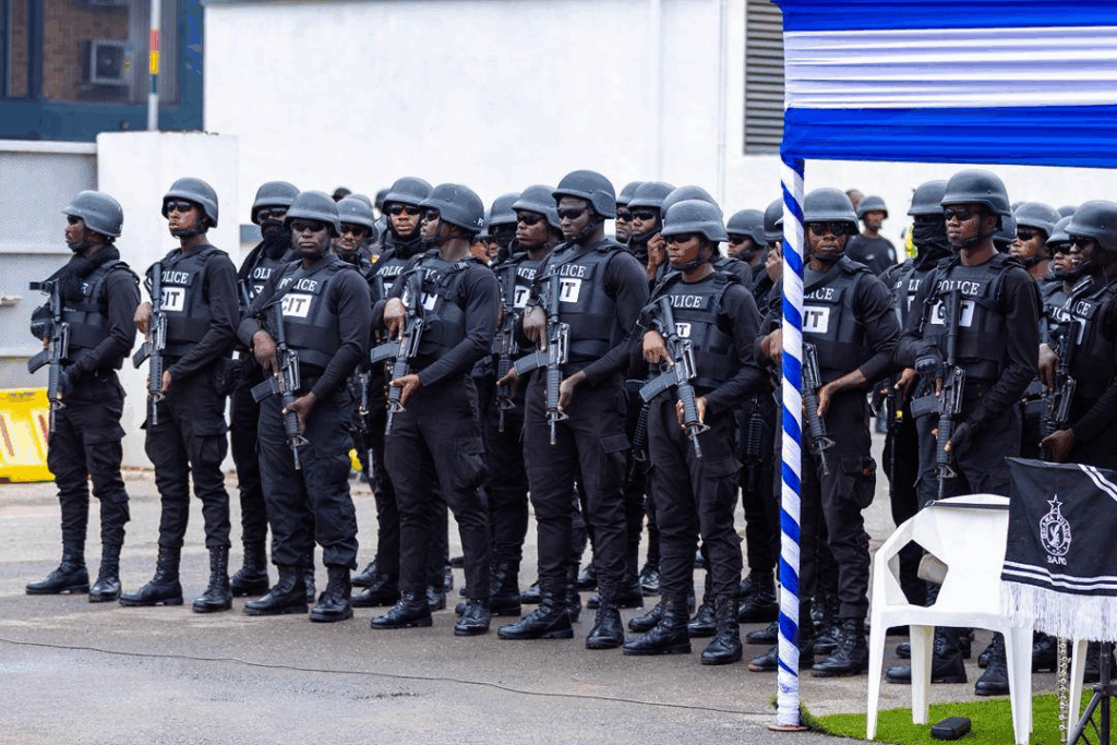 Photos: Mahama presents 40 armoured vehicles to Ghana Police Service Photos: Mahama presents 40 armoured vehicles to Ghana Police Service