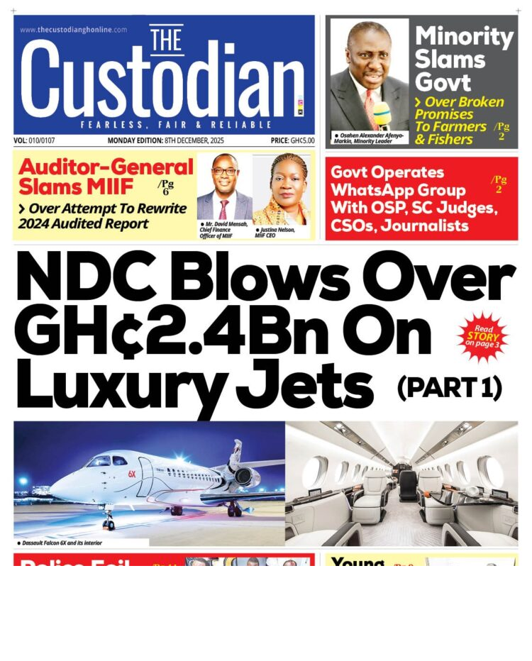 Today's Front pages : Monday, December 8, 2025 Today's Front pages : Monday, December 8, 2025