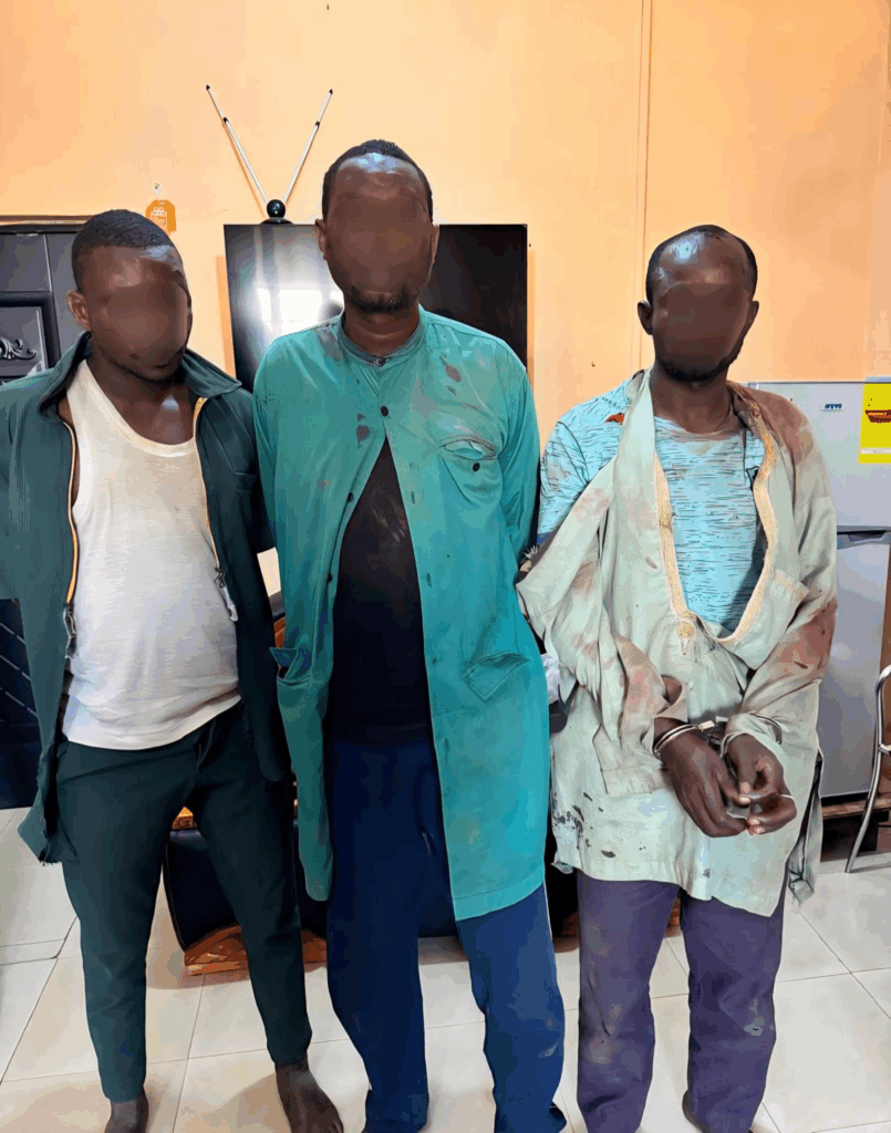 Police arrest 3 suspected kidnappers after fierce gun battle