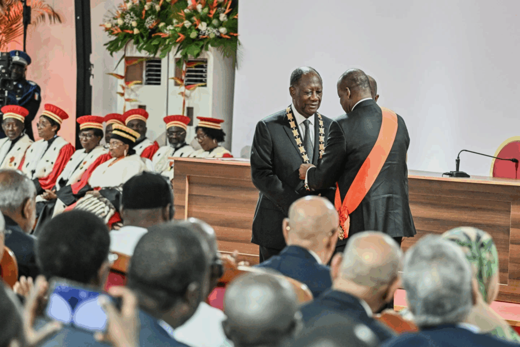 Ivory Coast’s incumbent leader Ouattara is sworn in for a fourth term – MyJoyOnline