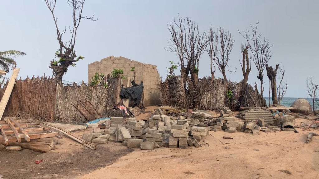 Ketu South’s sinking communities look to new sea defence to halt forced migration Ketu South’s sinking communities look to new sea defence to halt forced migration