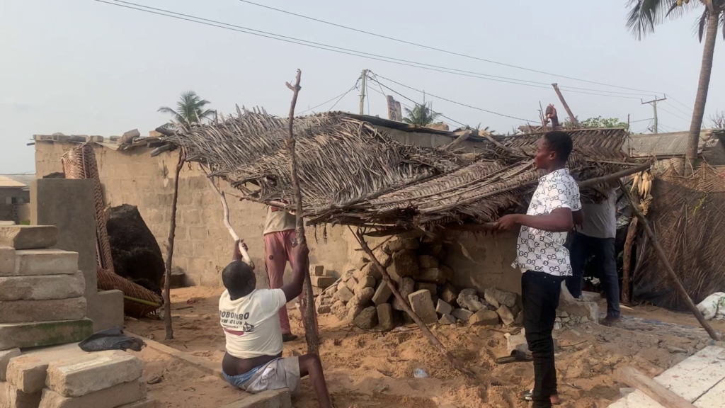 Ketu South’s sinking communities look to new sea defence to halt forced migration Ketu South’s sinking communities look to new sea defence to halt forced migration