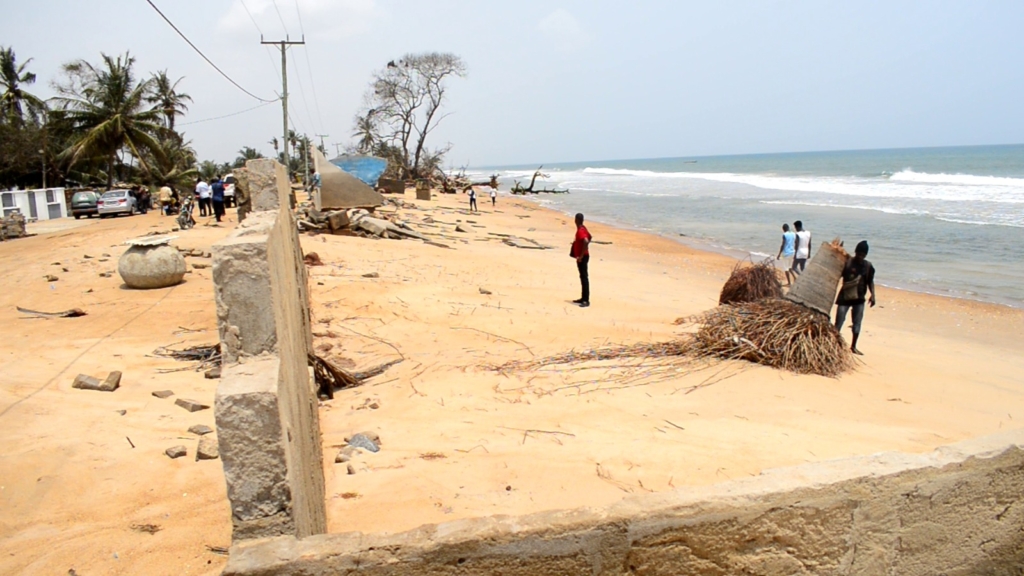 Ketu South’s sinking communities look to new sea defence to halt forced migration Ketu South’s sinking communities look to new sea defence to halt forced migration
