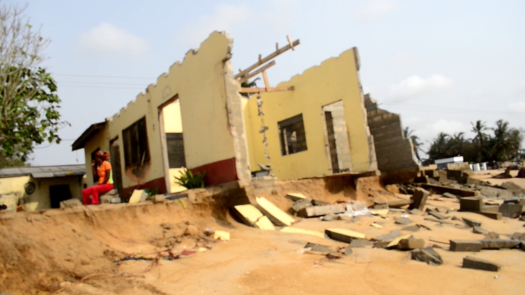 Ketu South’s sinking communities look to new sea defence to halt forced migration Ketu South’s sinking communities look to new sea defence to halt forced migration