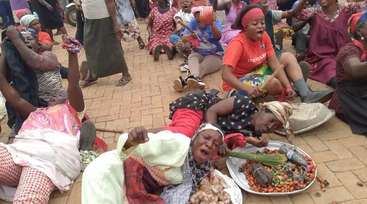 Barekese residents, traders protest siting ...