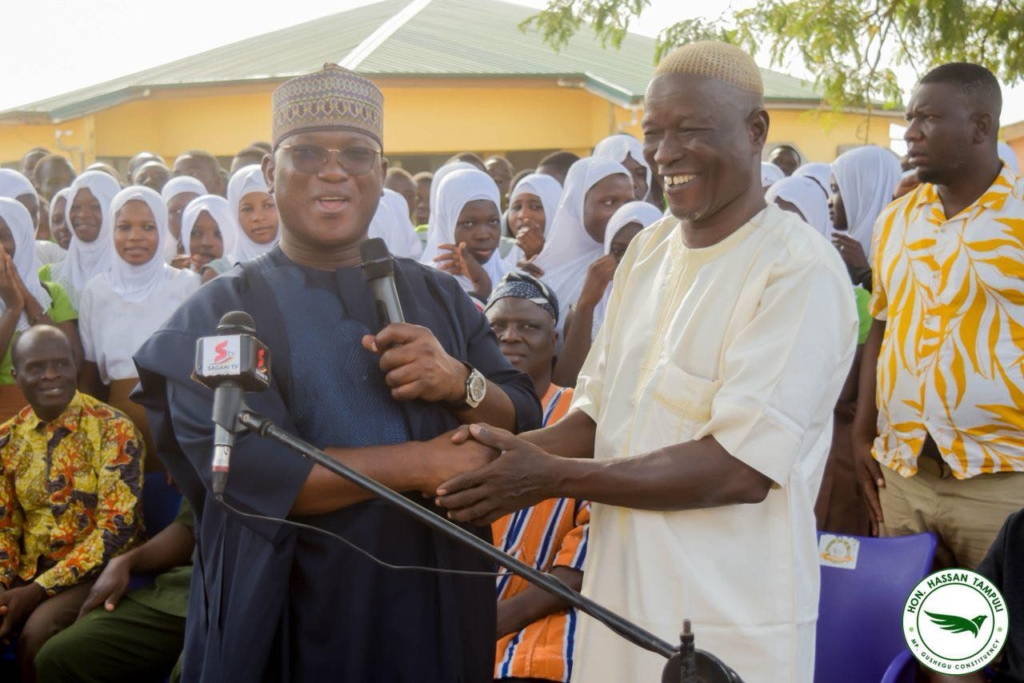 Gushegu MP Alhassan Tampuli hands over rebuilt girls’ dormitory, expands scholarship scheme
