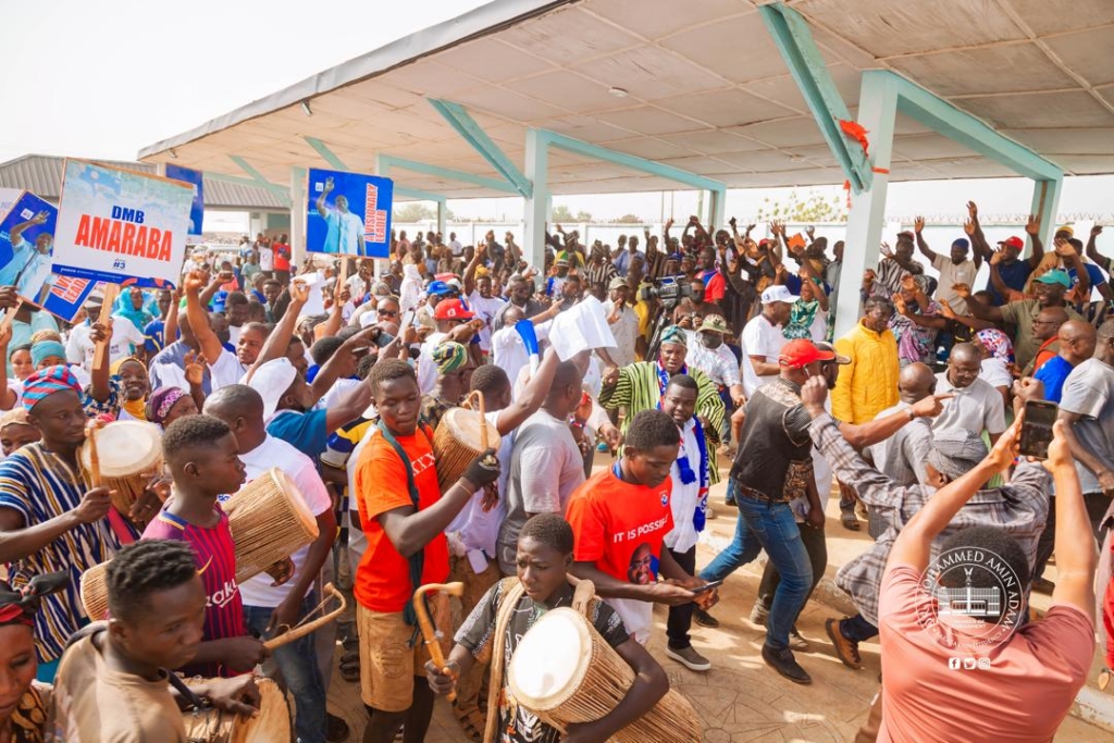 NPP race: NPP Karaga delegates endorse Bawumia massively as hundreds turn up to receive him